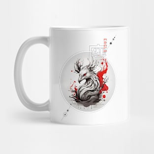 Eagle AI east japan china ink design Mug